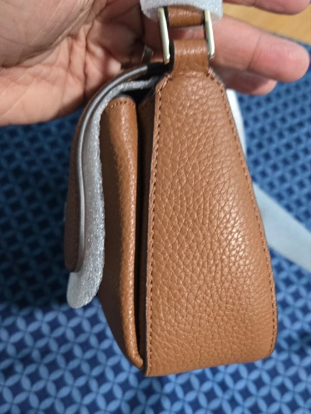 Kate Spade Leila Belt Bag Ginger Brown Pebbled Leather NWT